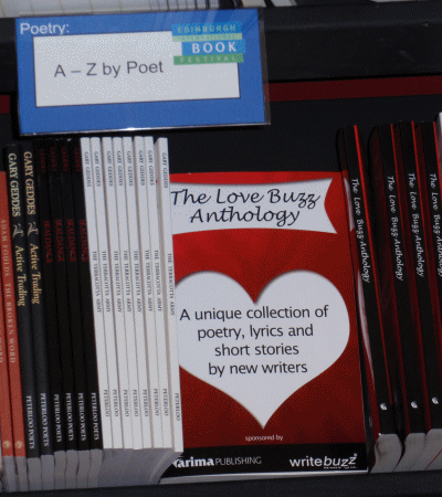 Love Buzz Anthology on sale at Edinburgh Book Festival